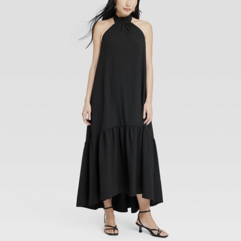 Halter Midi Dress - Picture 1 of 4